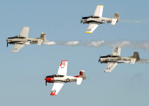 aerial team Trojan Horsemen